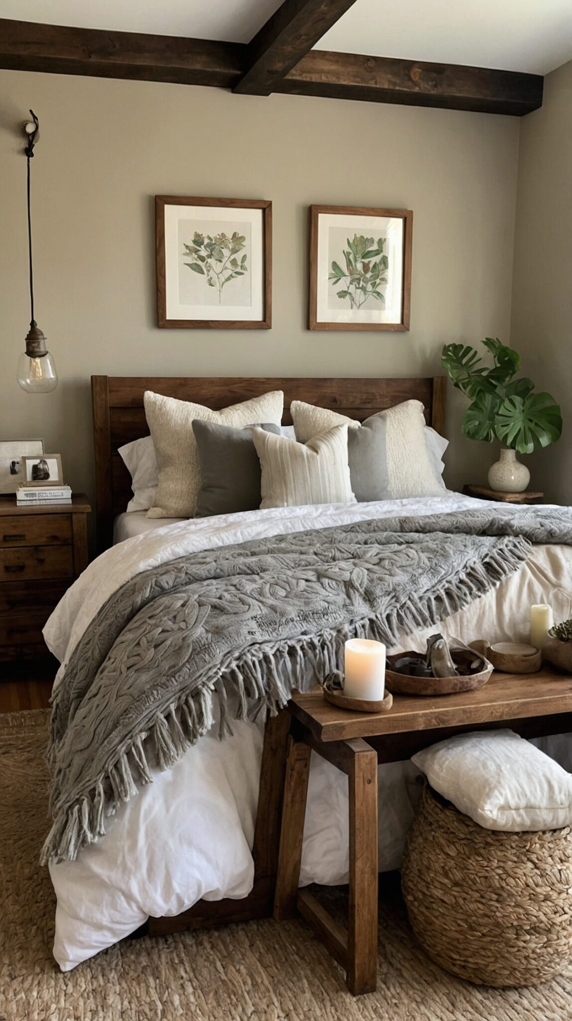 Earthy Pinterest 32+ Stunning Earthy Bedroom Ideas - Feeling Homely