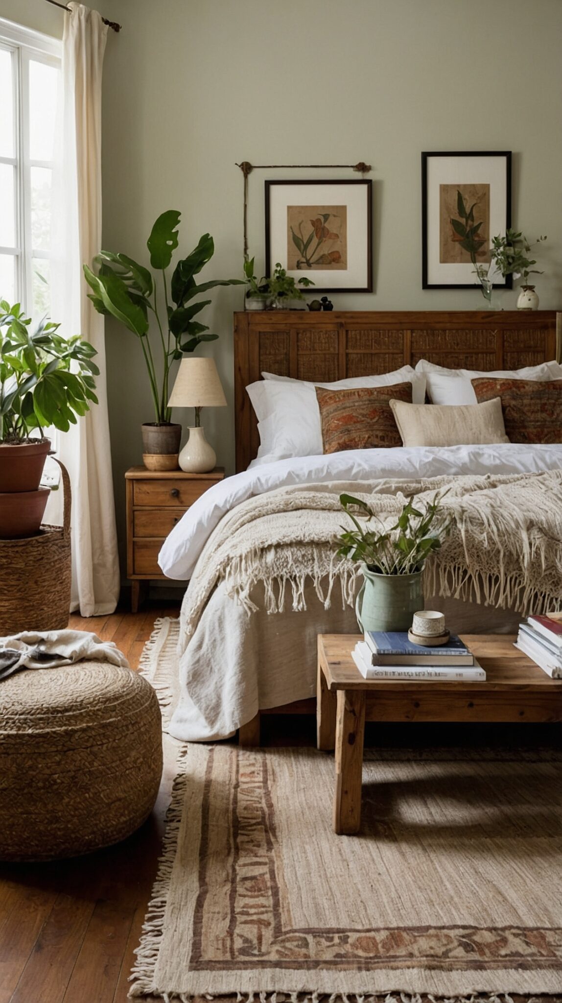 Earthy Pinterest 32+ Stunning Earthy Bedroom Ideas - Feeling Homely