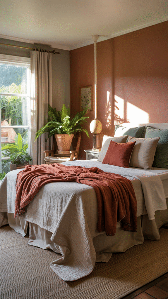 Earthy Pinterest 32+ Stunning Earthy Bedroom Ideas - Feeling Homely