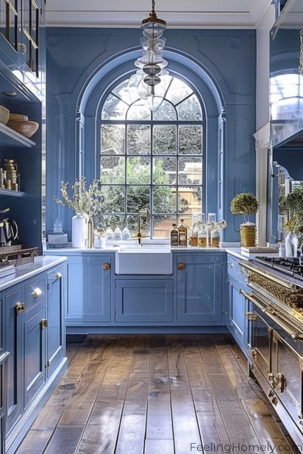 Blue Bliss: A Kitchen Oasis