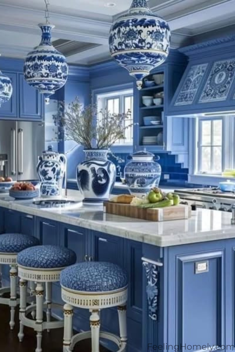 Blue Wonderland Kitchen Vibes