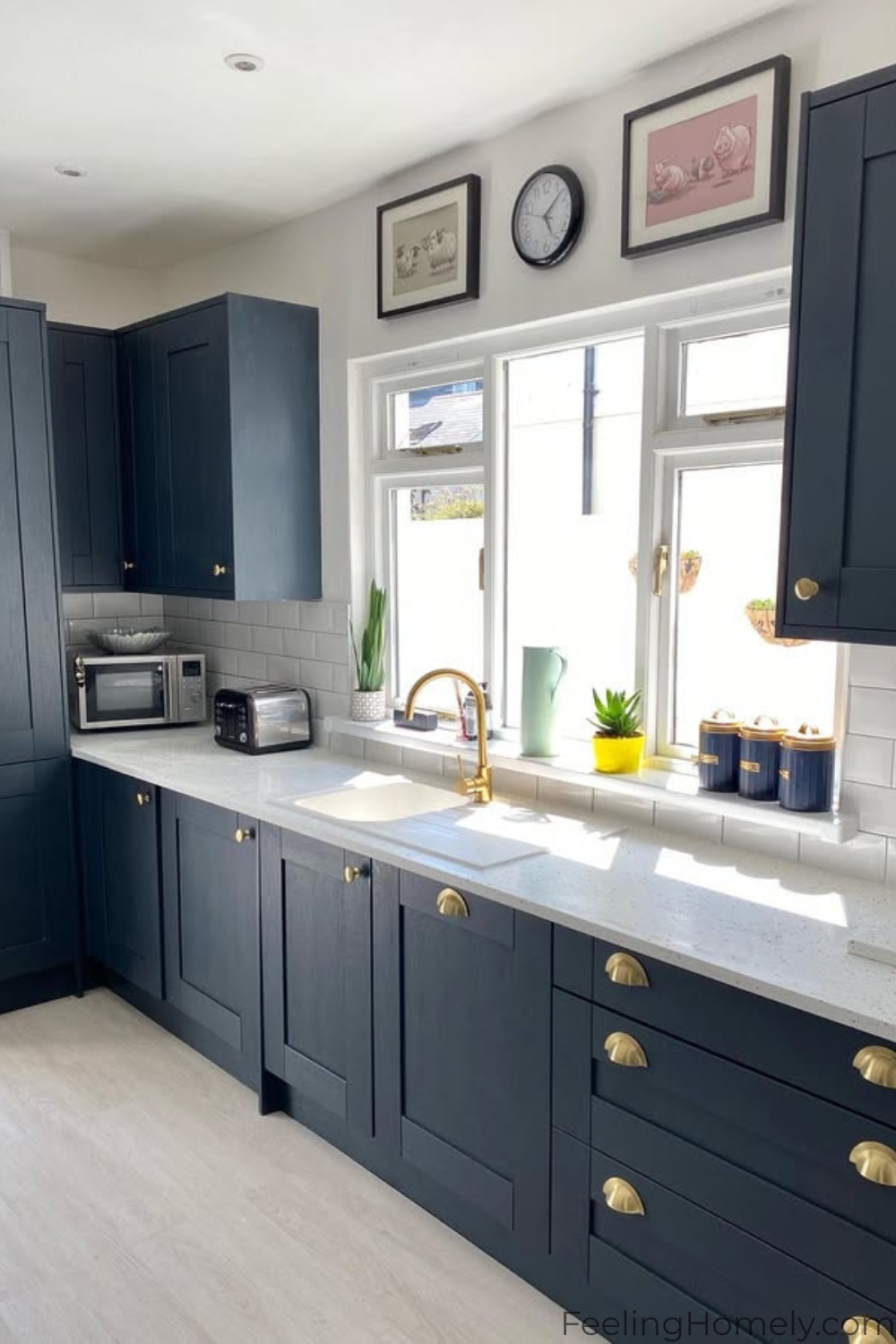 Sleek and Sunlit Kitchen Vibes