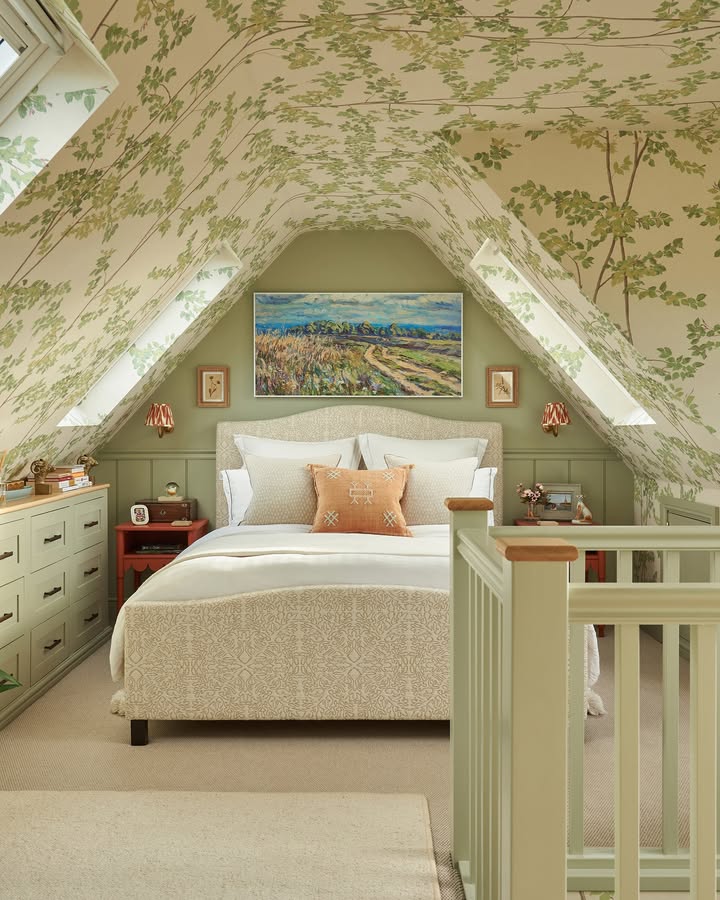Cozy Attic Retreat with Nature-Inspired Charm