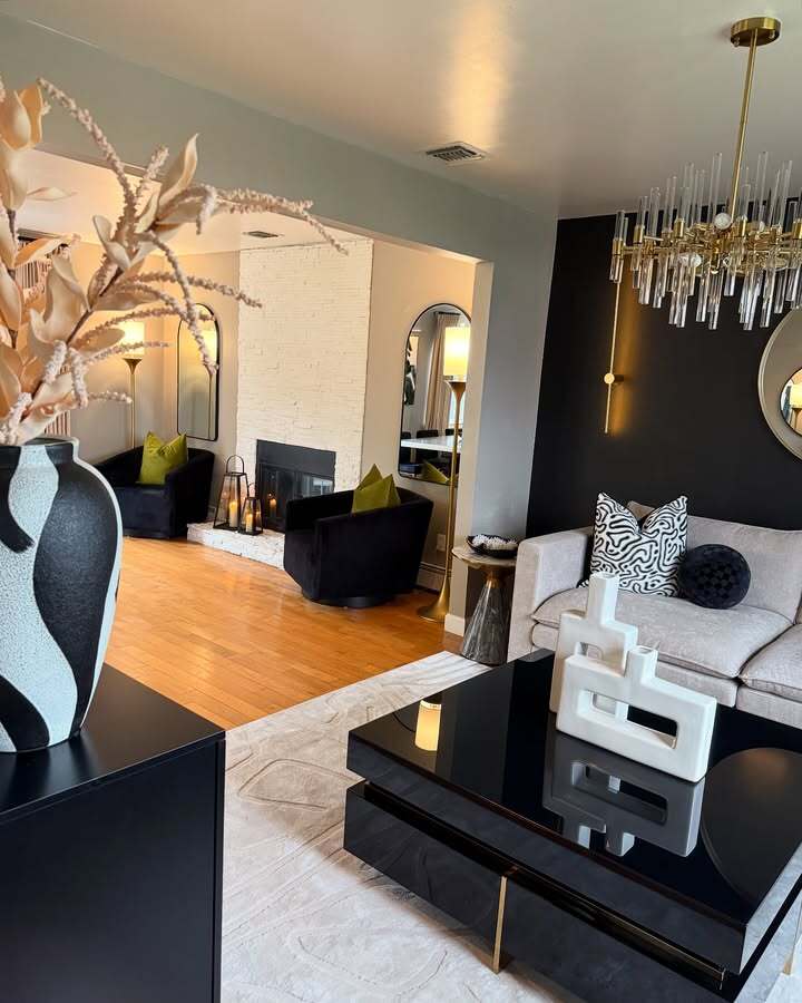 Chic and Cozy Living Space