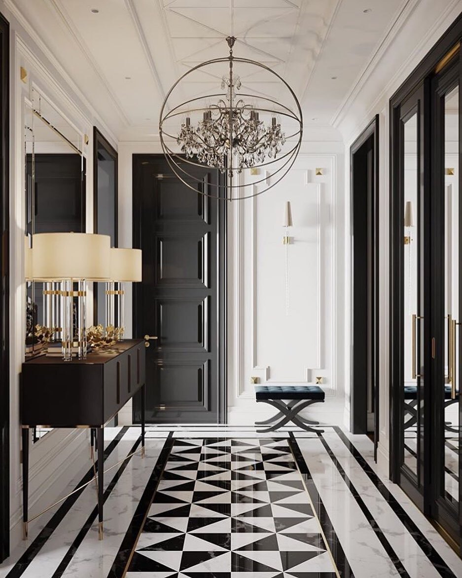 Sophisticated Chic Hallway Vibes