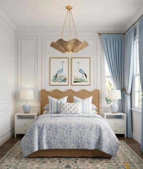Coastal Calm: Blue and Breezy Bedroom Vibes