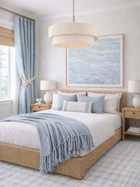Tranquil Blue Bedroom Oasis
