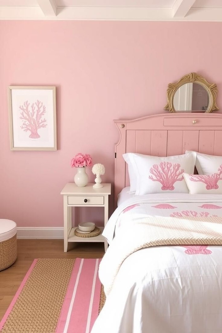 Pretty in Pink: Cozy Coral Bedroom Vibes