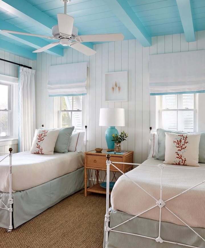 Chill Beachy Vibes in the Bedroom