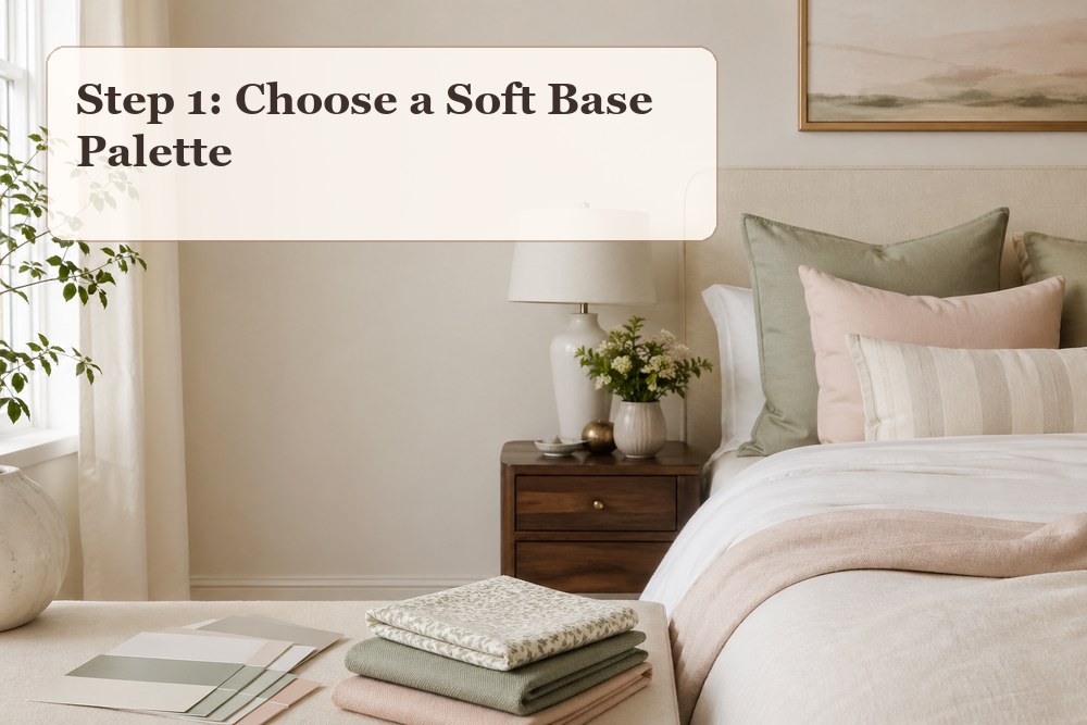 Step 1: Choose a soft base palette